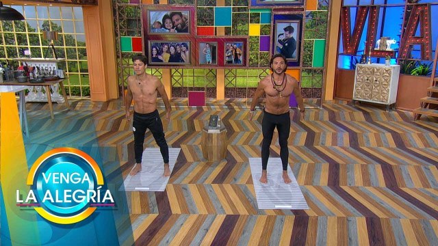 Alex Sirvent nos acompañó a hacer yoga en Flexiones y Reflexiones. | Venga La Alegría