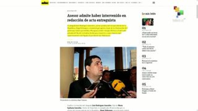 Paraguay: Antonio Rivas, nuevo canciller, anuncia revisión a acuerdo