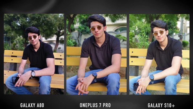 Samsung Galaxy A80 vs OnePlus 7 Pro vs Galaxy S10 Plus - Camera Test!