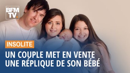 Un couple d’influenceurs met en vente une réplique de son nouveau-né