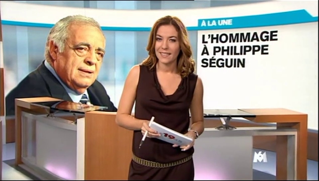 M6 - 11 Janvier 2010 - Début JT "19-45" (Claire Barsacq)