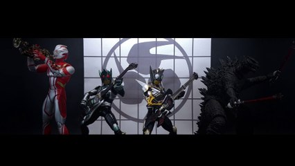Hibiki Ongenkiko Stop Motion ft. Ultraman Mebius, Godzilla │ Music video Part 2