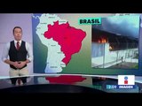 Al menos 52 muertos tras un motín en una cárcel de Brasil | Noticias con Yuriria Sierra