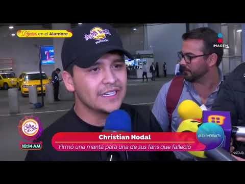 Christian Nodal subió a cantar con varias copas de más | Sale el Sol
