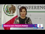 Rosario Robles tramitará un amparo ante la acusación de la FGR en su contra | Yuriria Sierra