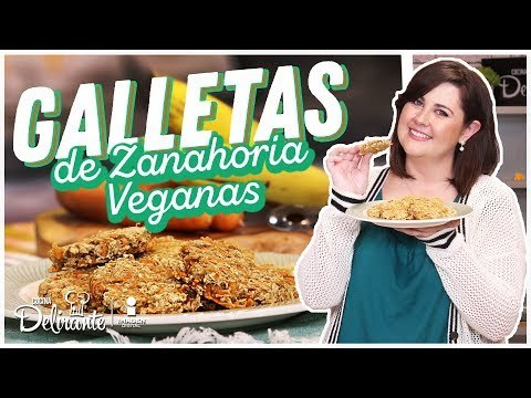 Cómo hacer galletas de zanahoria veganas | Cocina Delirante