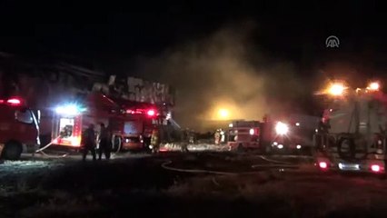 Zeytinyağı fabrikasında yangın - BALIKESİR