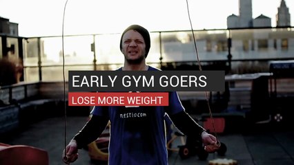 Morning Gym Goers Lose More Weight