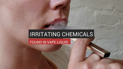 Irritating Chemicals Found In Vape Liquid