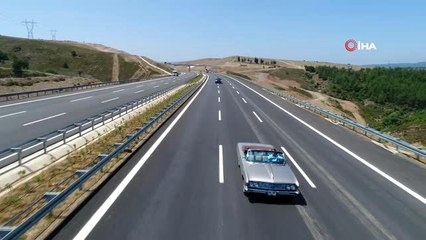 Dev projede son 72 saat...Yeni yolu 56 yıllık klasik otosuyla test etti