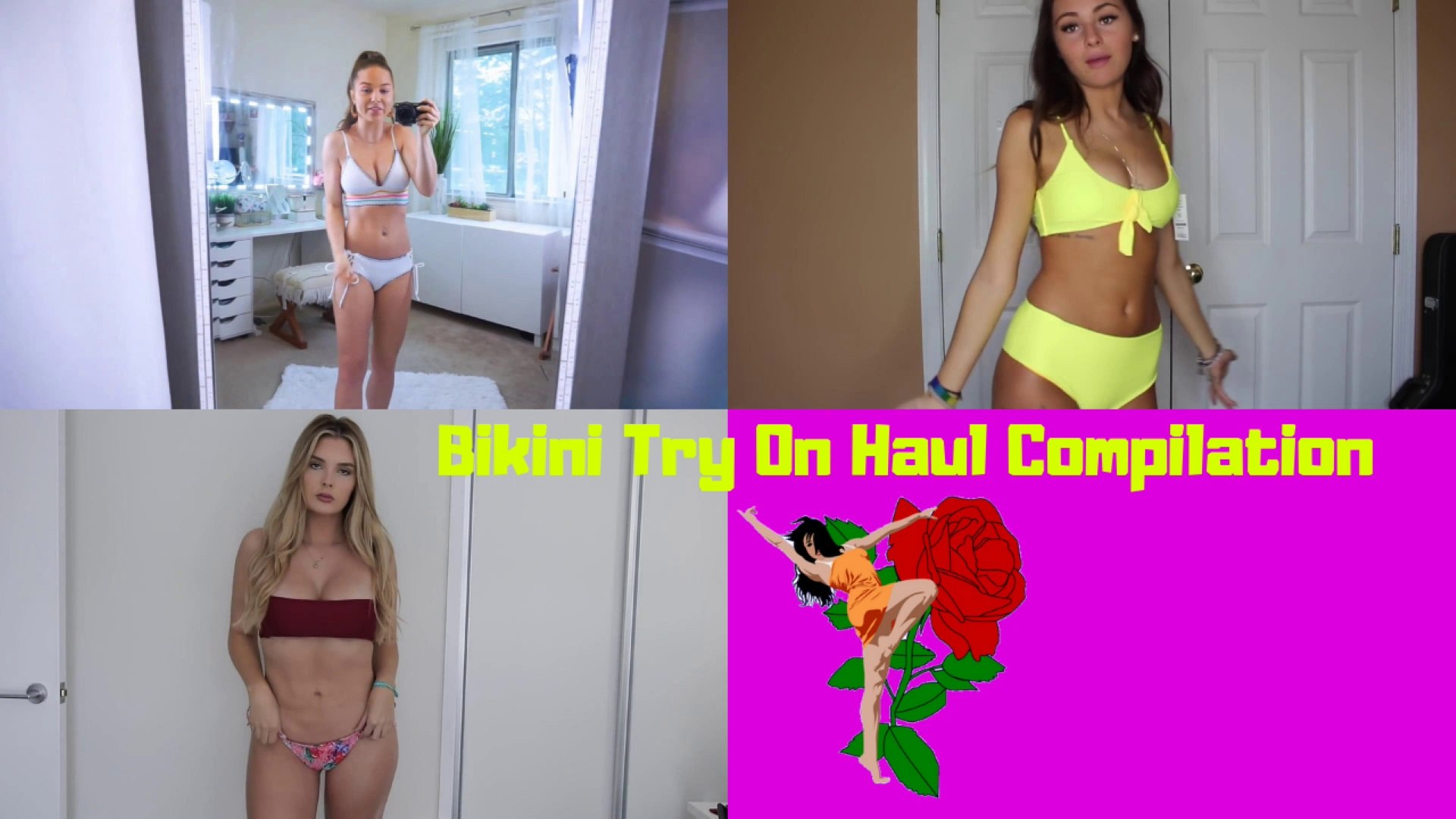 Bikini Try On Haul Compilation