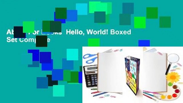 About For Books Hello, World! Boxed Set Complete