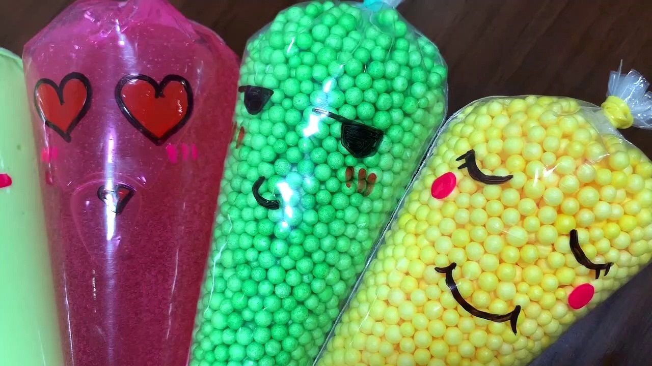 Funny Piping Bags Slime || Mixing Melt Slime with Piping Bags || Perfect Slime Sound ||