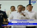 Aquino inspects Laguindingan International Airport in Misamis Oriental