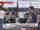 Thousands of Pinoys flock to Luneta job fair