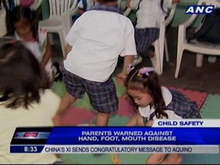Parents warned against hand, foot, mouth disease