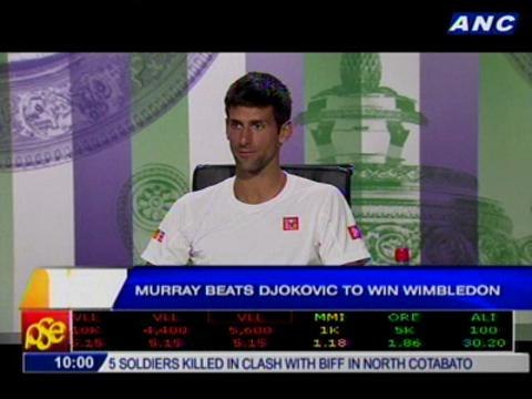 Murray beats Djokovic to win Wimbledon