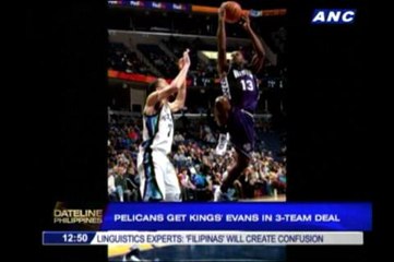 Pelicans get Kings' Evans in 3-team deal