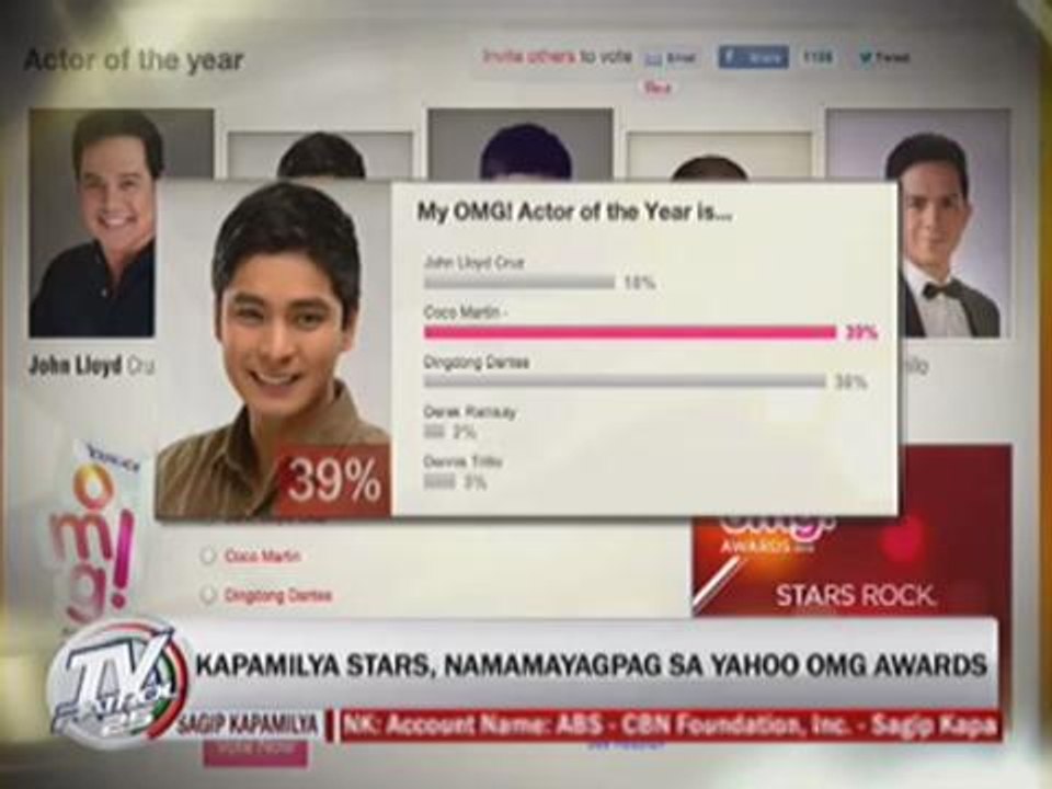 Kapamilya stars, shows lead Yahoo awards