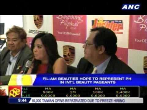 Fil-Am beauties hope to represent PH in int'l beauty pageants