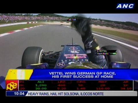 Vettel wins German GP race, his first success at home