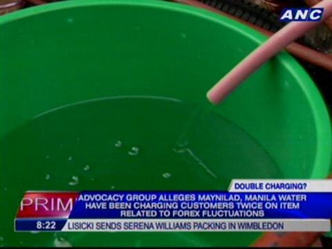 Advocacy group: Maynilad, Manila Water charging customers twice on item related to forex fluctuations