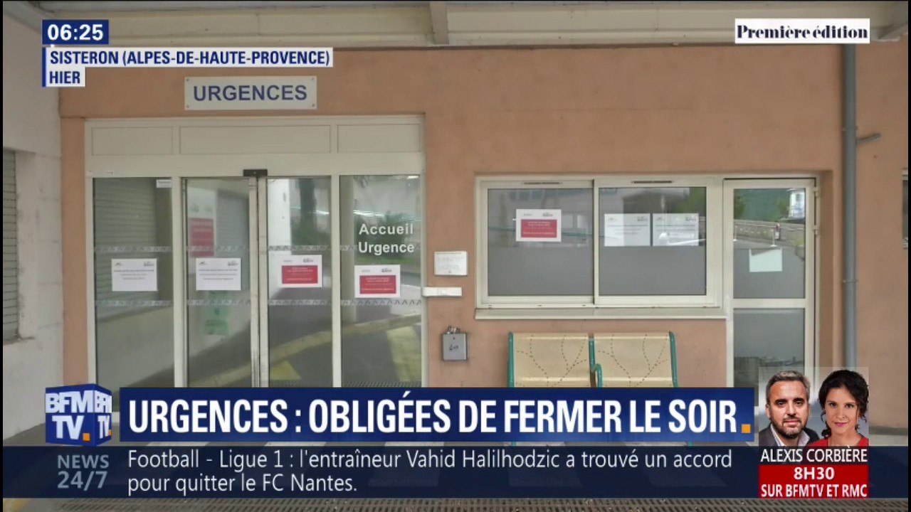 À cause d'un manque cruel d'effectifs, les urgences de Sisteron ferment la nuit