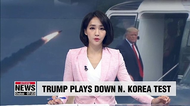 Trump plays down new apparent North Korea test, still open to talks