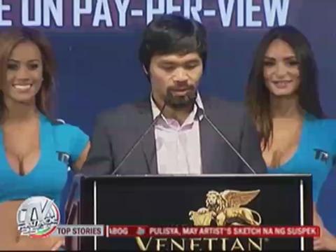 Pacquiao draws crowds at Macau presser