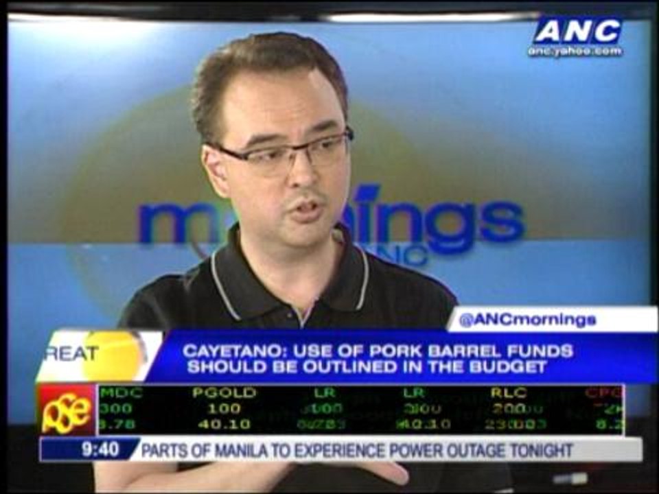 Congressmen need pork more: Cayetano