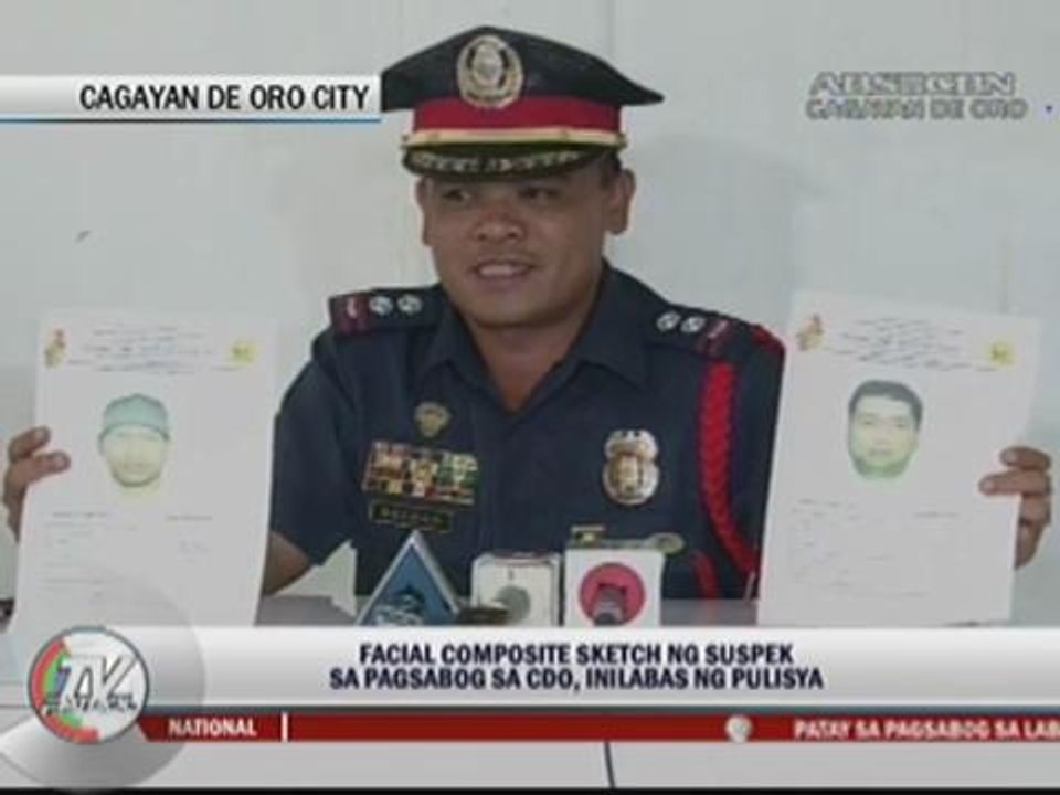 PNP releases computerized sketch of CDO blast suspect