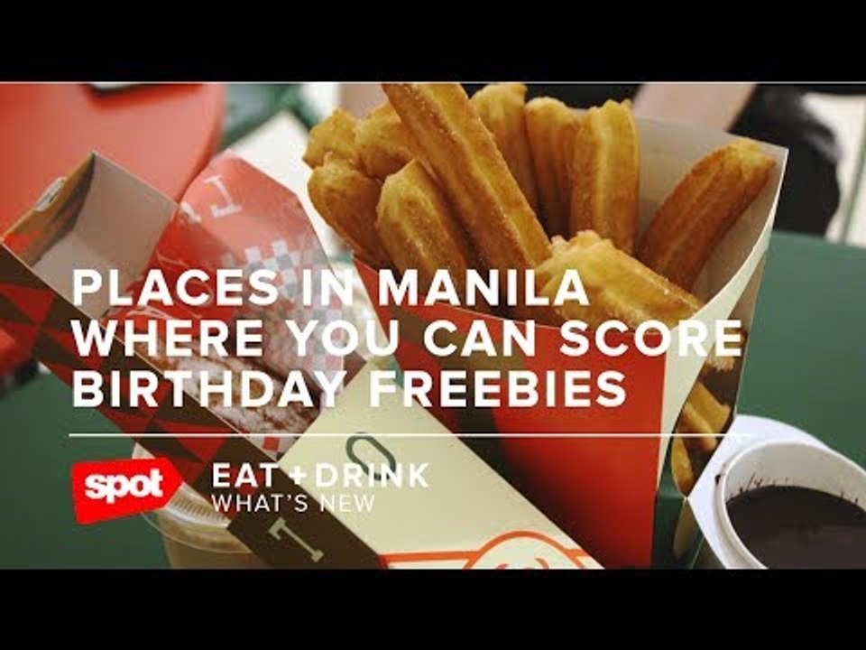 Places in Manila Where You Can Score Birthday Freebies