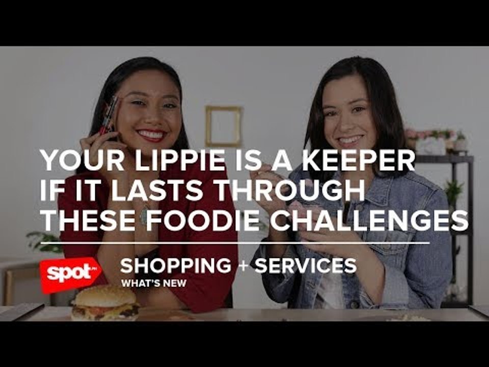 You Know Your Lippie Is a Keeper If It Lasts Through These Foodie Challenges
