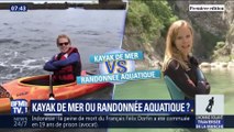 Les Matchs de l'été: Kayak de mer VS randonnée aquatique ?