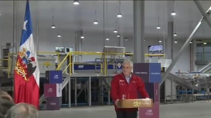 Un terremoto pilla al presidente chileno en medio de una rueda prensa
