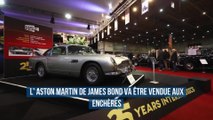 L’ Aston Martin de James Bond va être vendue aux enchères