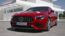 Mercedes-AMG CLA 45 S 4MATIC+ Design in Jupiter red