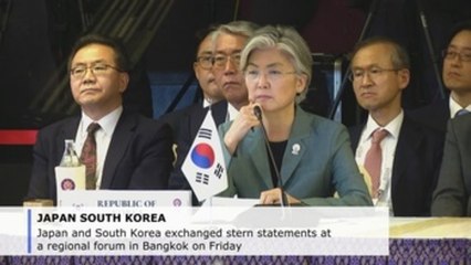 Tokyo, Seoul clash in Bangkok over trade tensions