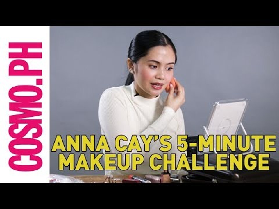 Anna Cay Does The 5 Minute Makeup Challenge