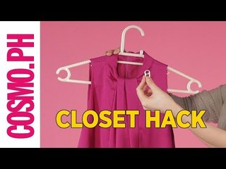 Use A Soda Tab To Maximize Closet Space