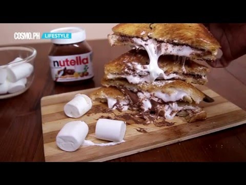 How To Make Grilled Nutella And Marshmallow Sandwiches