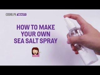 How To Make Your Own Sea Salt Spray
