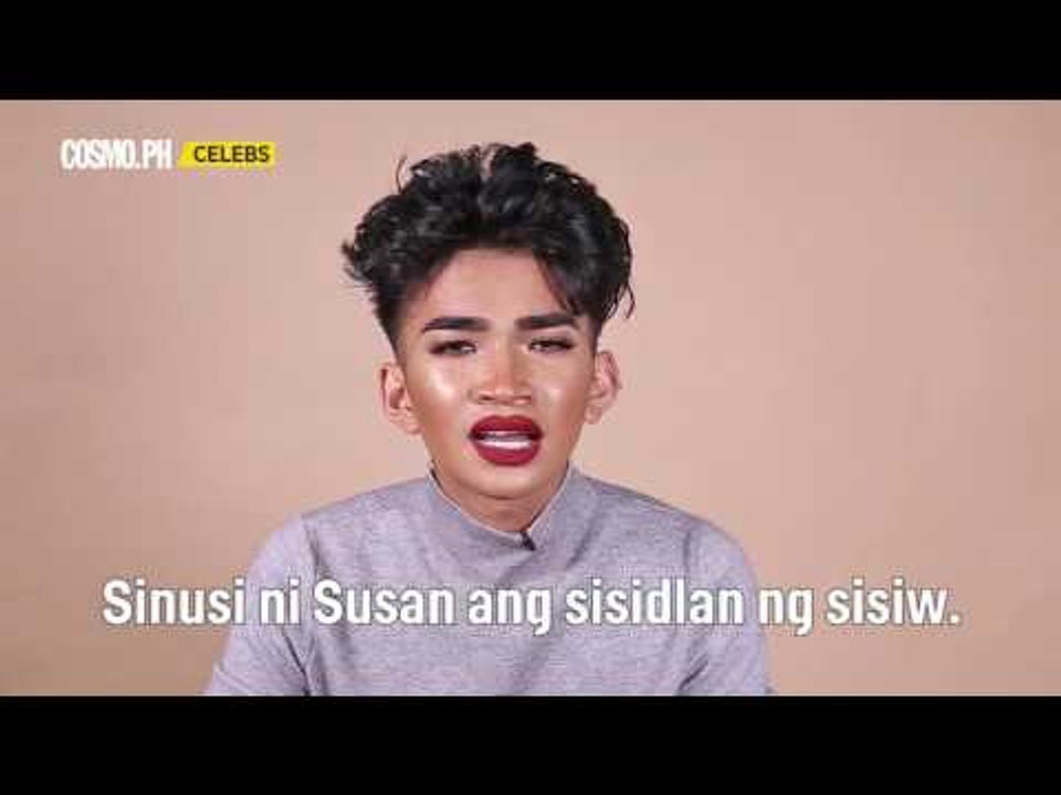 Bretman Rock Recites Filipino Tongue Twisters