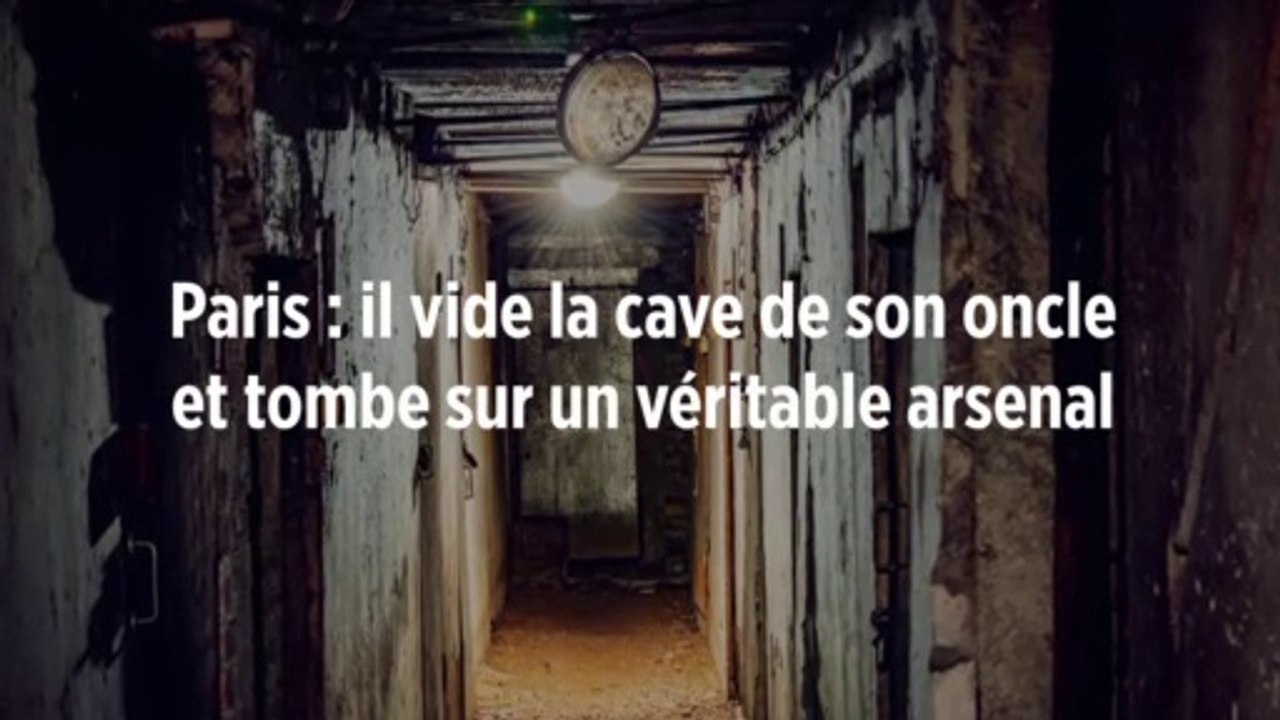 Paris : il vide la cave de son oncle et tombe sur un véritable arsenal