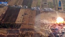 سيارة مفخخة تضرب تجمعات مليشيا أسد بقرية حصرايا شمال حماة