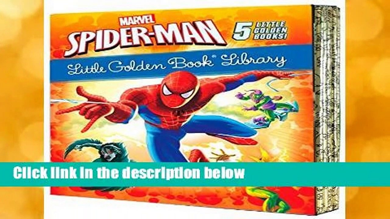 SpiderMan Little Golden Book Library (Marvel) Best