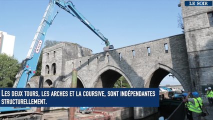 La déconstruction du Pont des Trous à Tournai