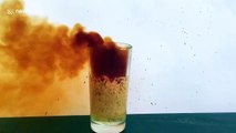Watch what happens when sugar, nitric and sulphuric acid get together