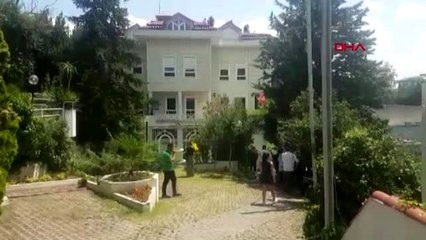 İSTANBUL- FAS BAŞKONSOLOSLUĞU'NDA YANGIN