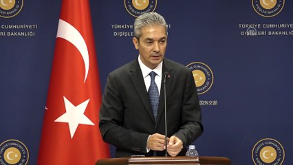 Dışişleri Bakanlığı Sözcüsü Aksoy - Suriye sınırı - ANKARA